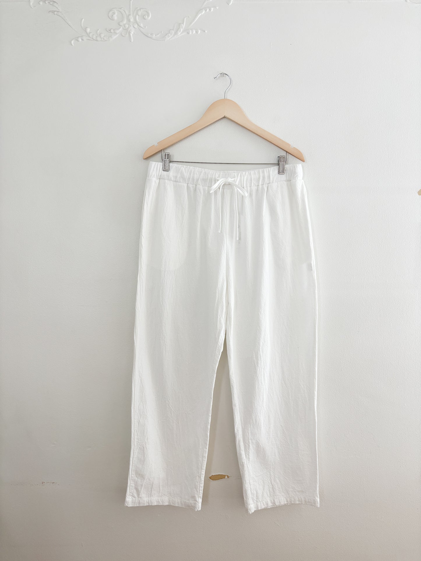 White Easy Pants (L/XL)