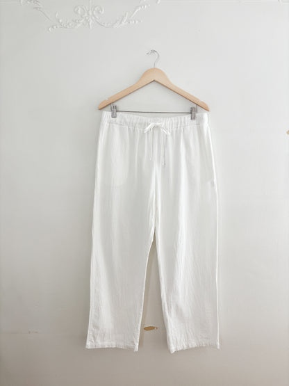 White Easy Pants (L/XL)