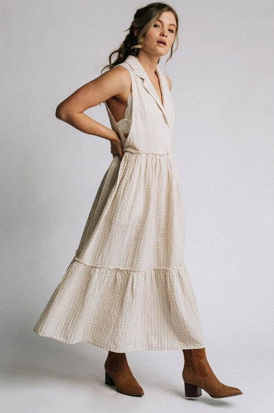 Free People Saffron Flower Midi Dress (L)