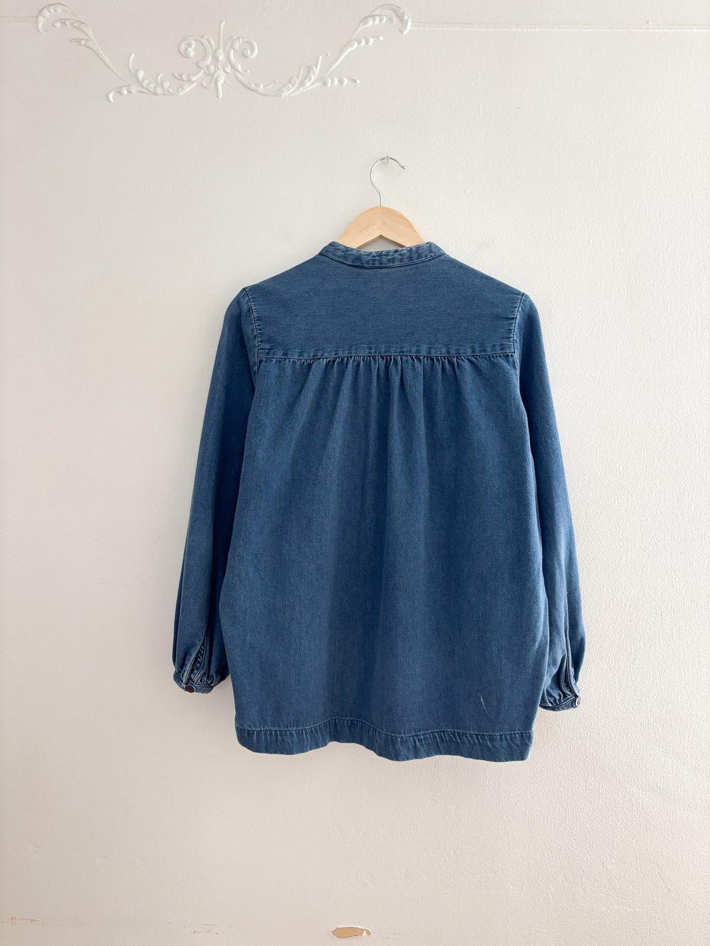 Vintage Denim Blouse (M)
