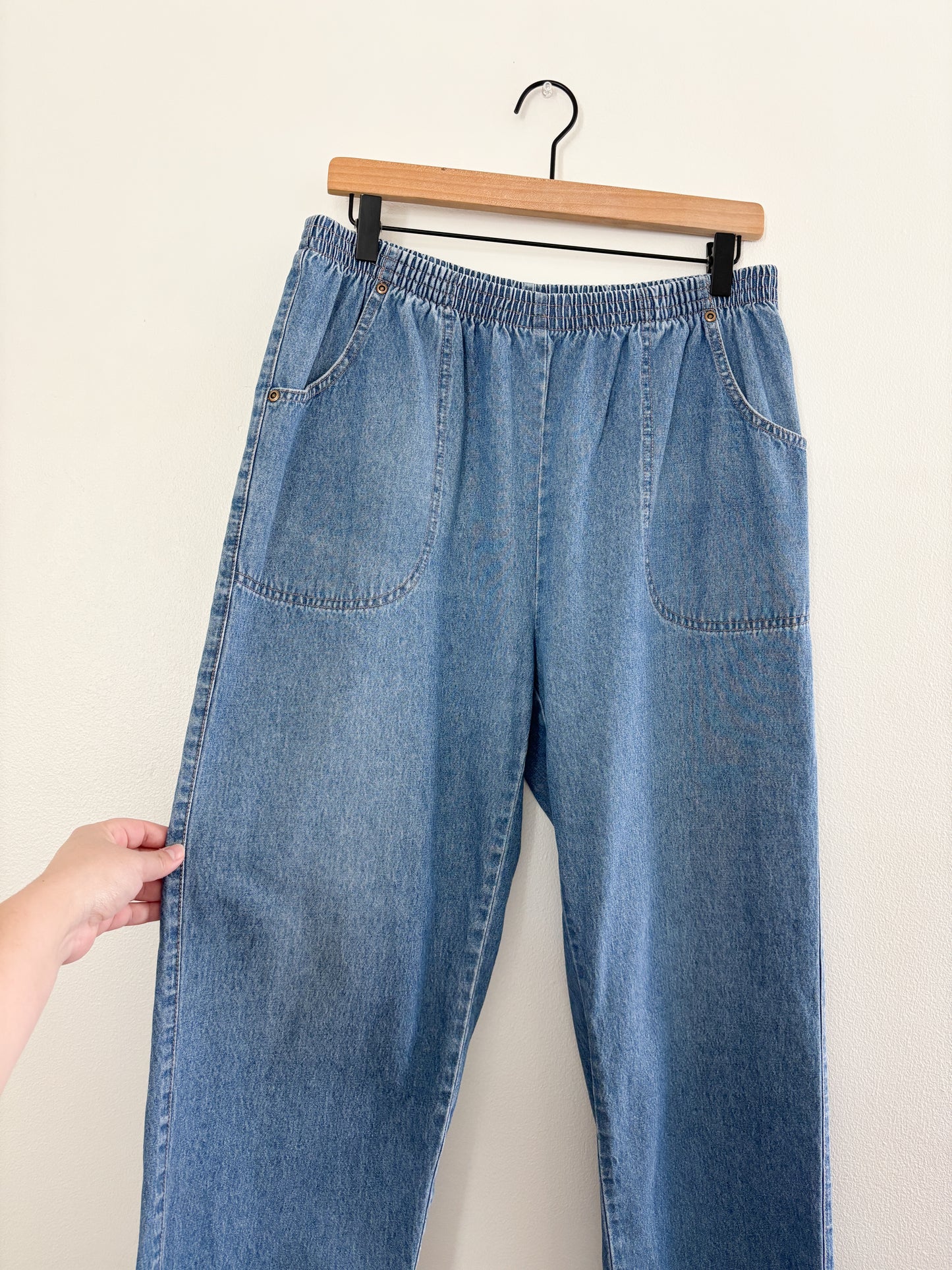 Vintage denim easy pants