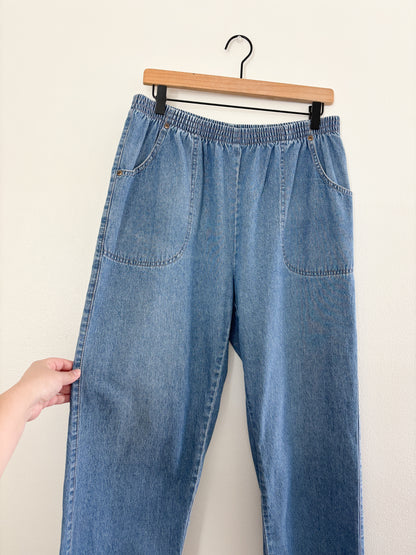 Vintage denim easy pants