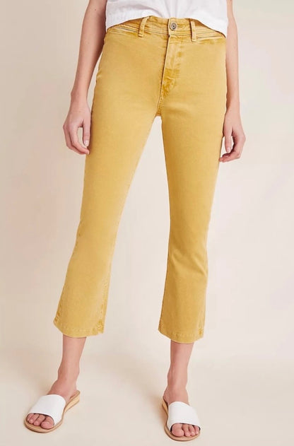 Paige Colette Crop Flare Pants (30)