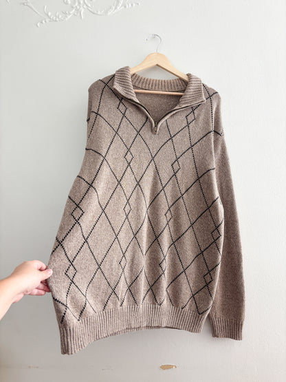 Vintage quarter zip sweater