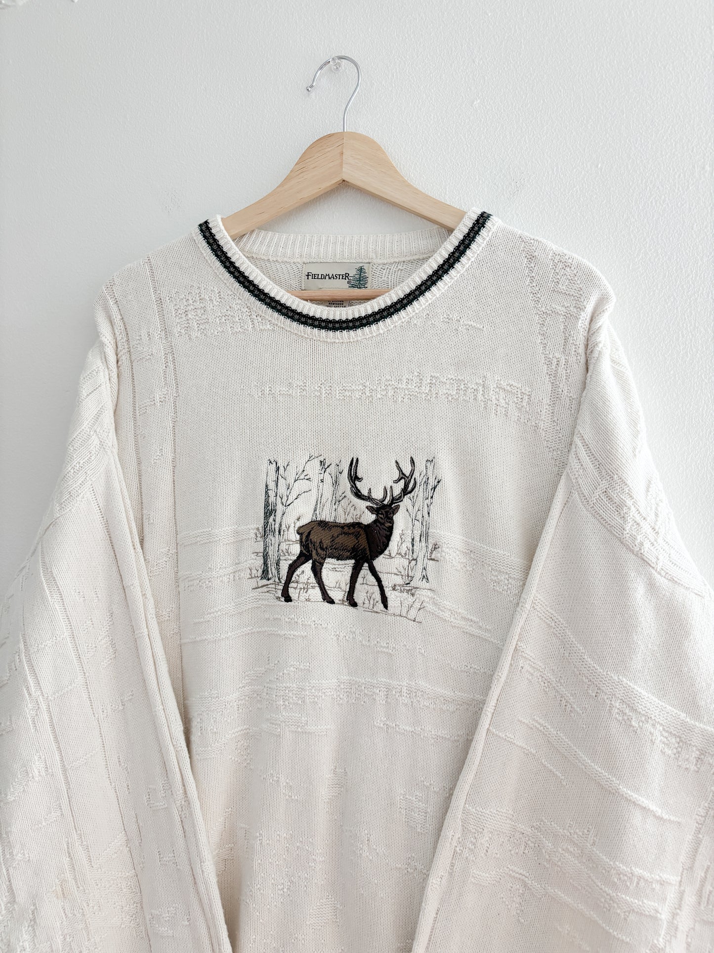 Vintage Stag Sweater (XL)