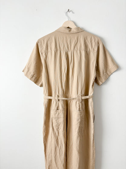 Banana Republic Linen Cotton Blend Jumpsuit