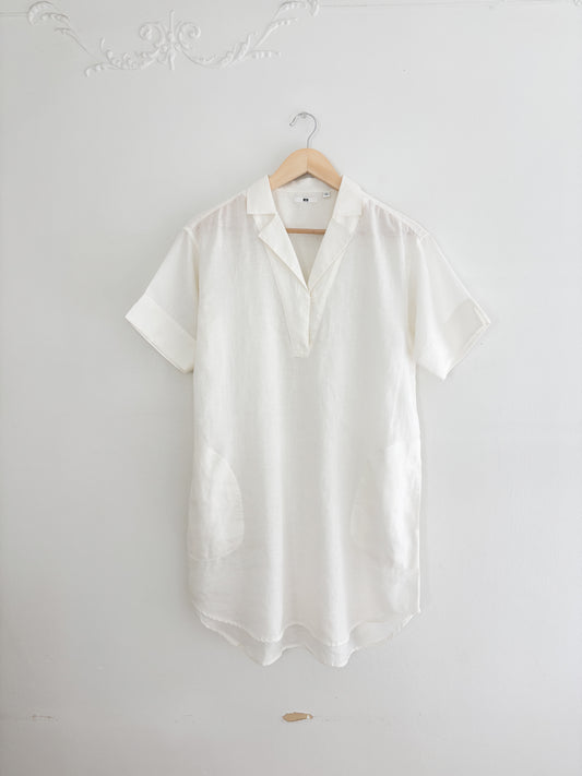 Uniqlo Linen Mini Dress (L)