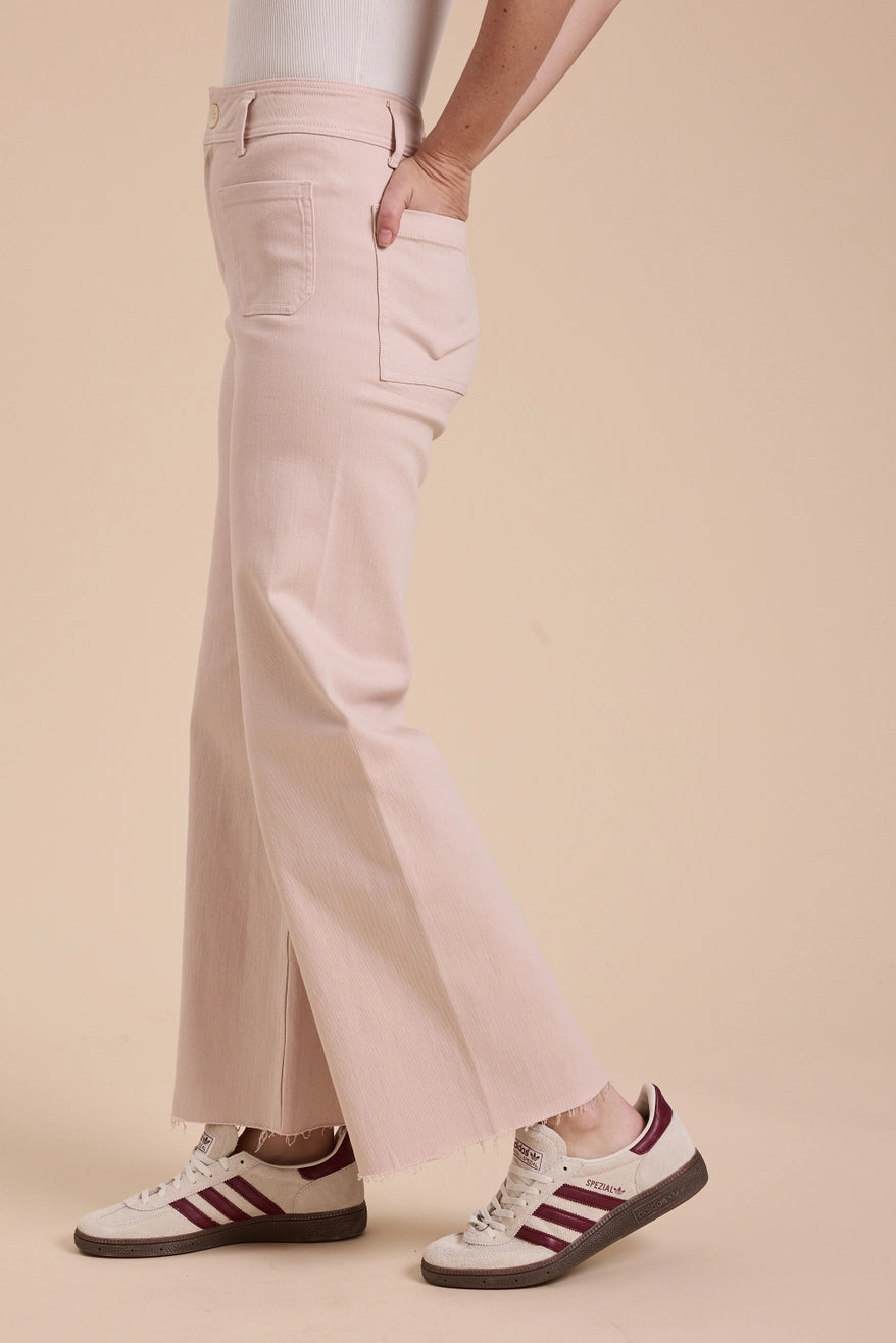 NEW Miou Muse Light Pink Wide Leg Pants (S)