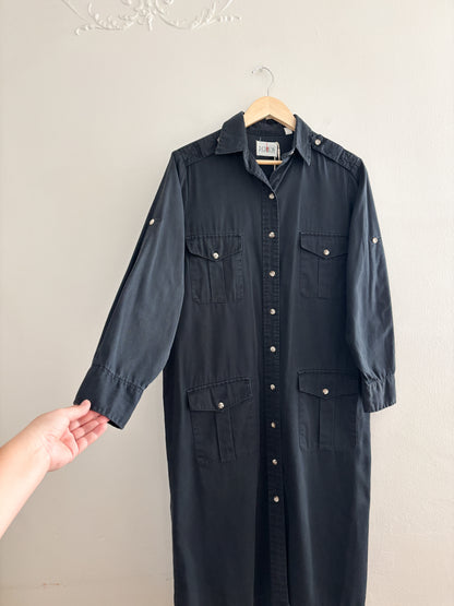 Vintage J Crew Black Dress (16)