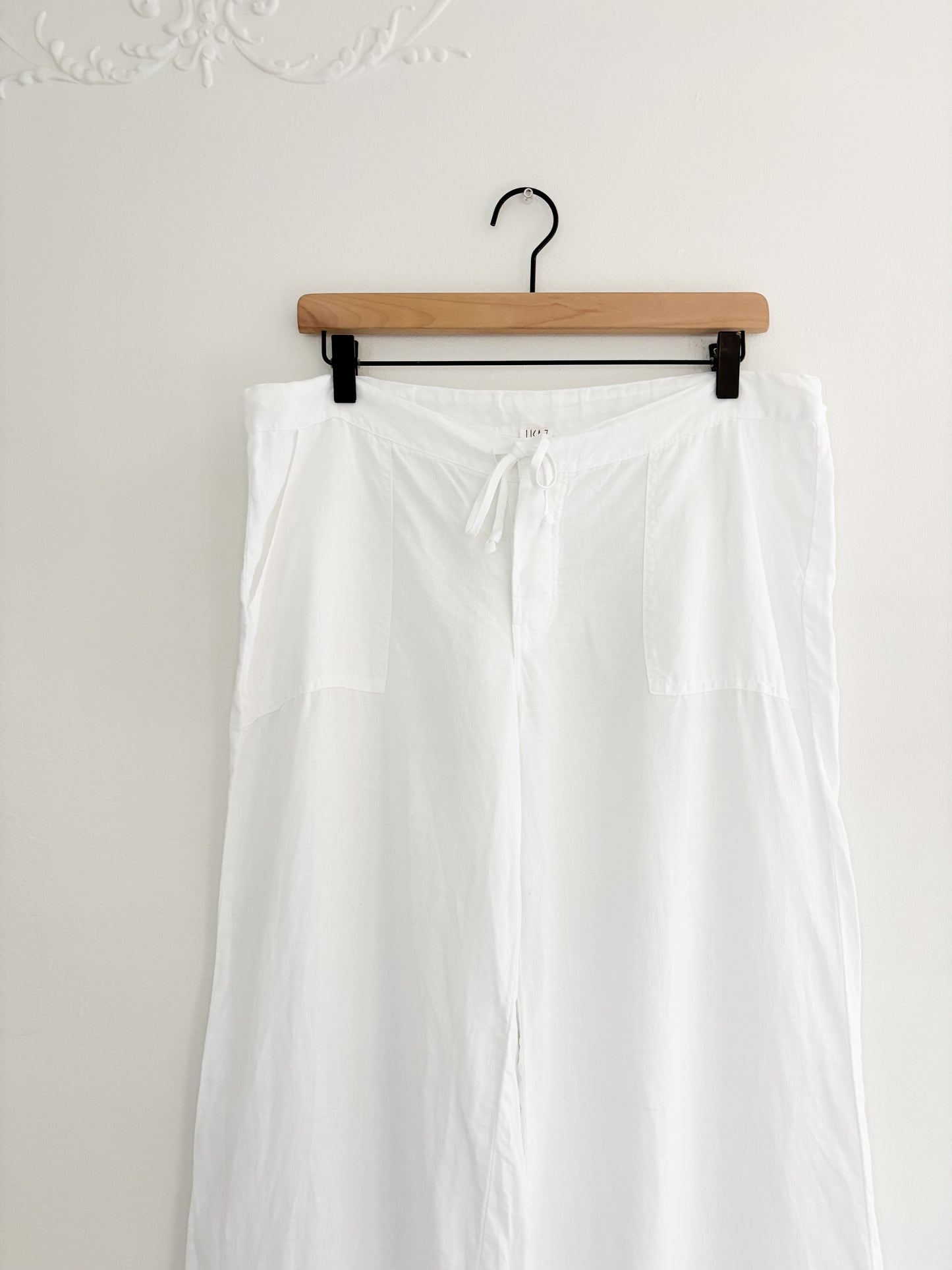 White Linen Pants (L)