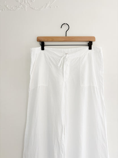 White Linen Pants (L)