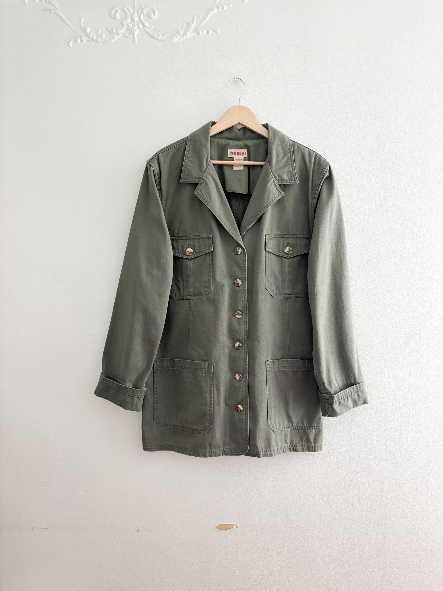 Vintage Sage Light Weight Jacket (L)