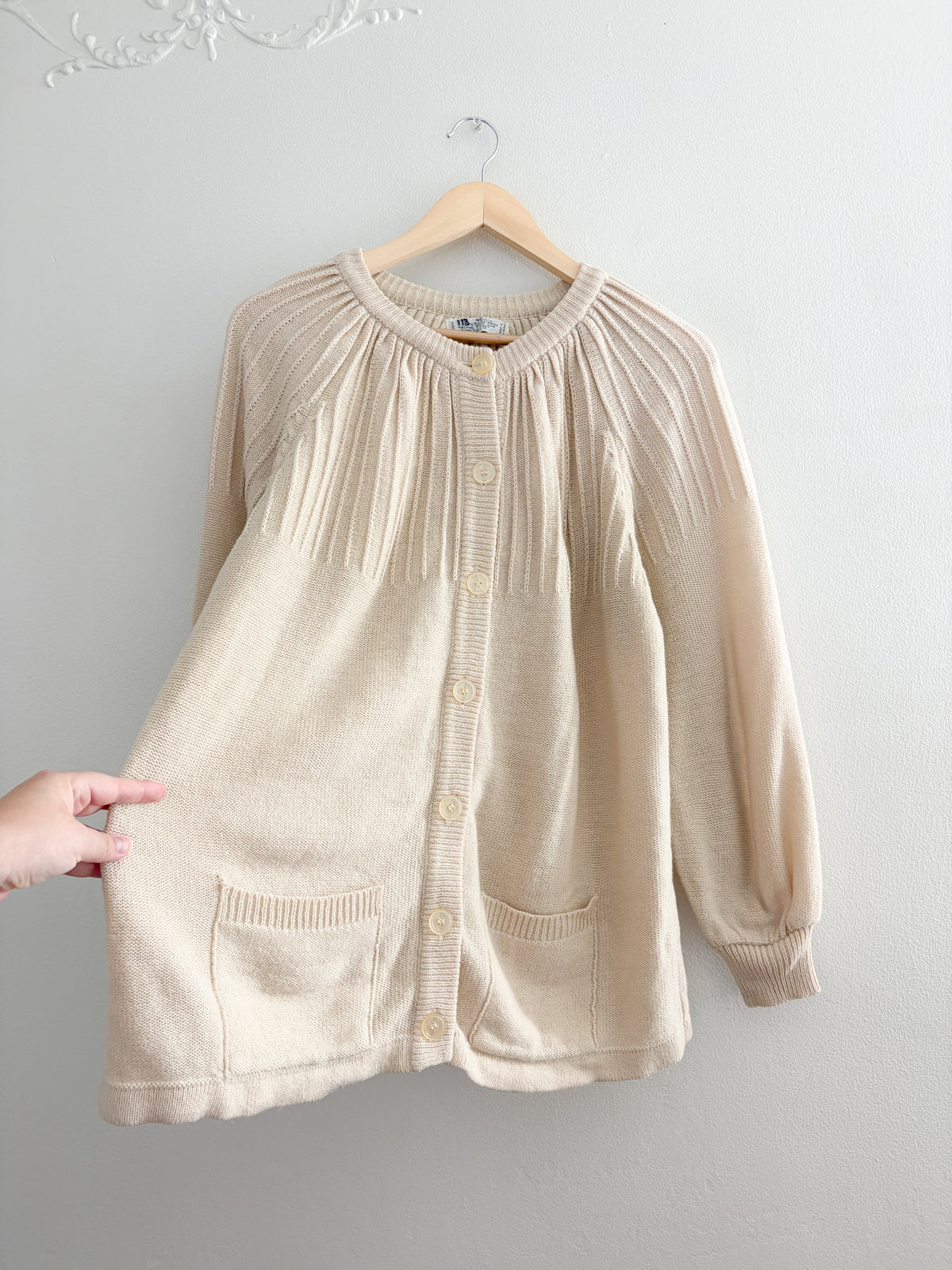 Vintage Cream Cardigan