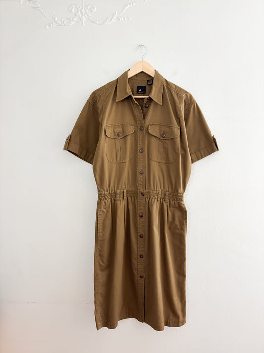 Vintage Liz Claiborne Olive Dress (M)