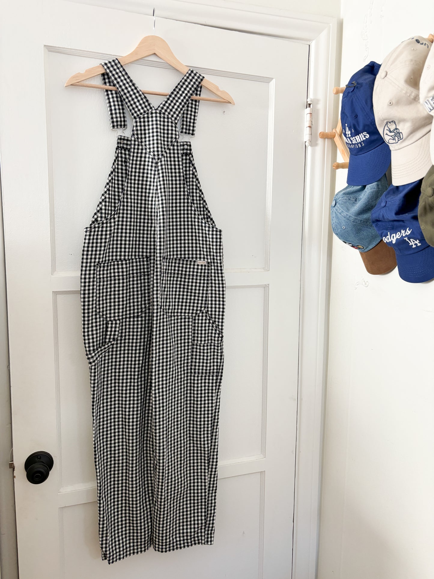 Brixton Gingham Overalls (XS)