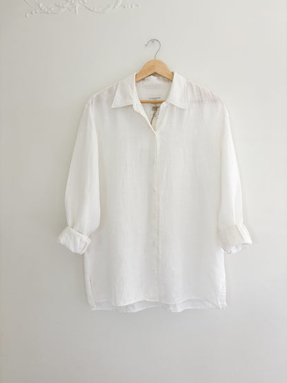 Liz Claiborne Linen Button up (M)