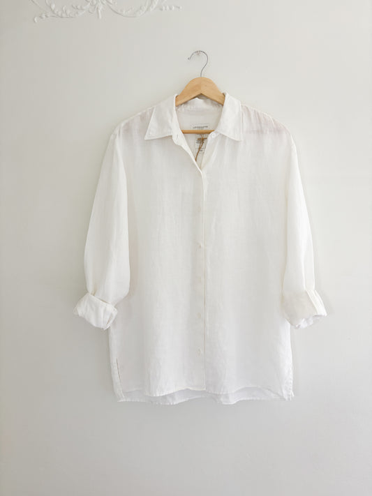 Liz Claiborne Linen Button up (M)