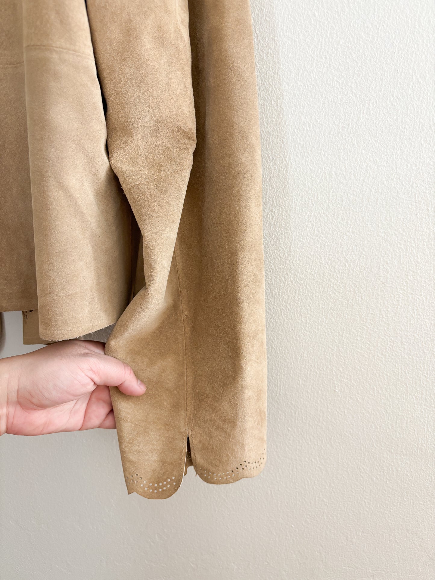 Vintage Valerie Stevens Leather Tie Jacket (L/XL)