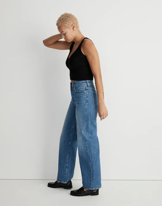 Madewell Curvy Perfect Vintage Wide Leg Crop Jeans (16W)