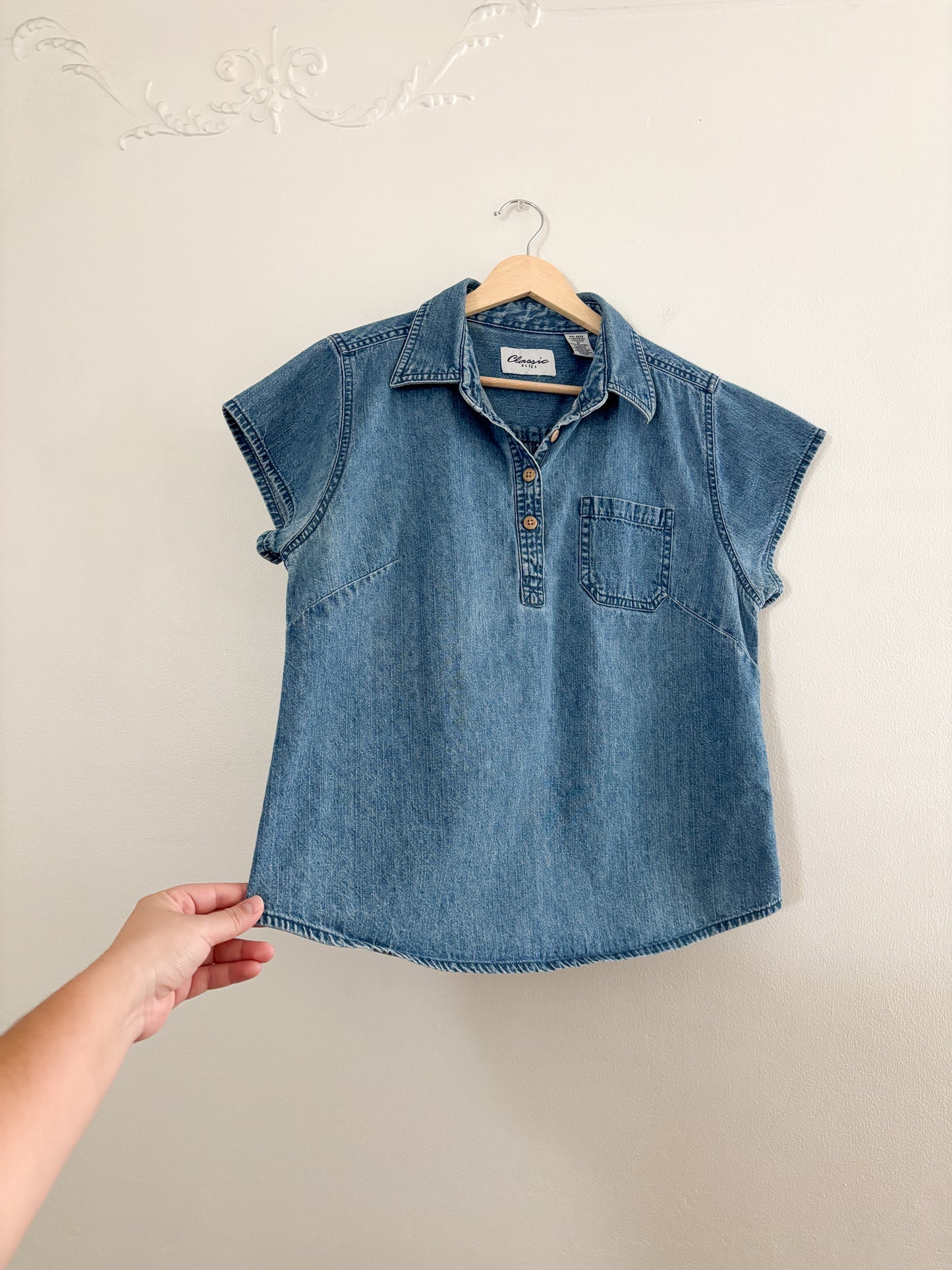 Vintage Denim Top (M)