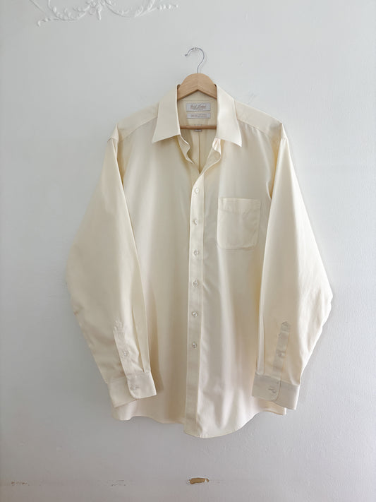 Vintage yellow button up (M/L)