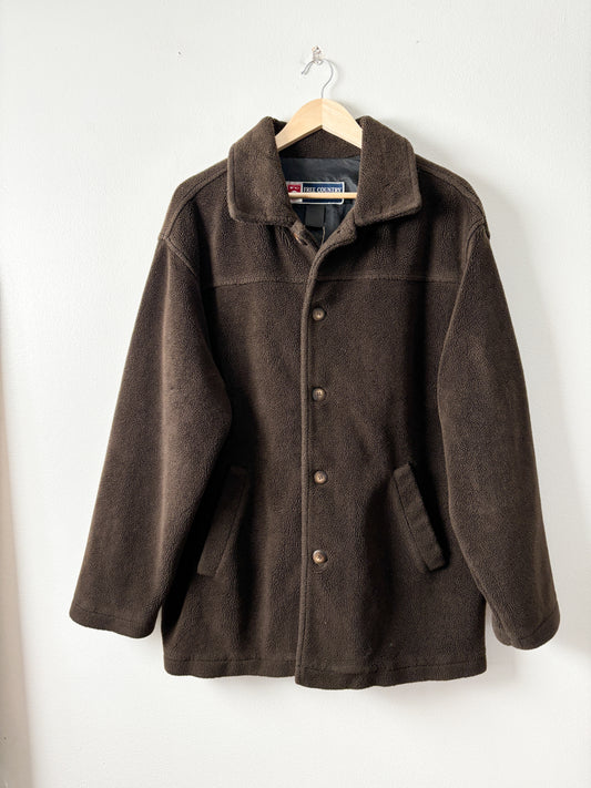 Vintage Brown Sherpa Coat