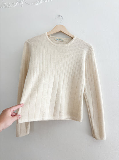 Vintage Cream Long Sleeve (S/M)