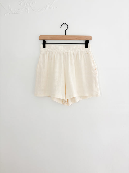 Beige Botany Easy Shorts (M)