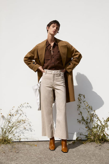 Zara Marine Wide Leg Pants (4)