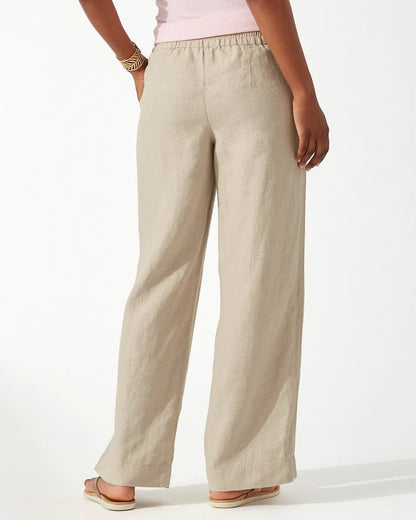 Tommy Bahama Oat Linen Easy Pants (S)