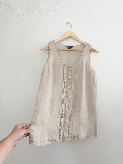 Tommy Bahama Linen Tank Top (S)
