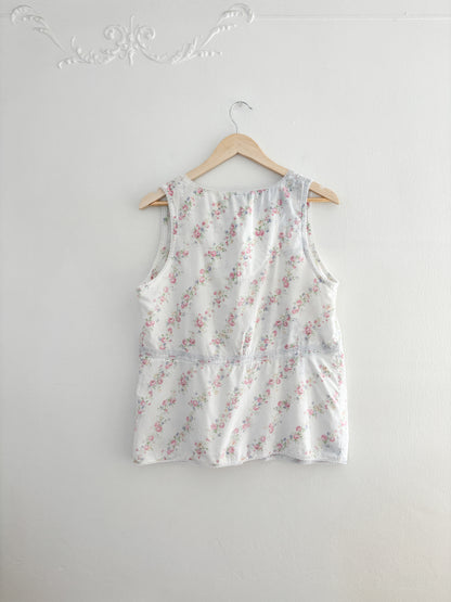 Vintage Laura Ashley Floral Tank Top (M/L)