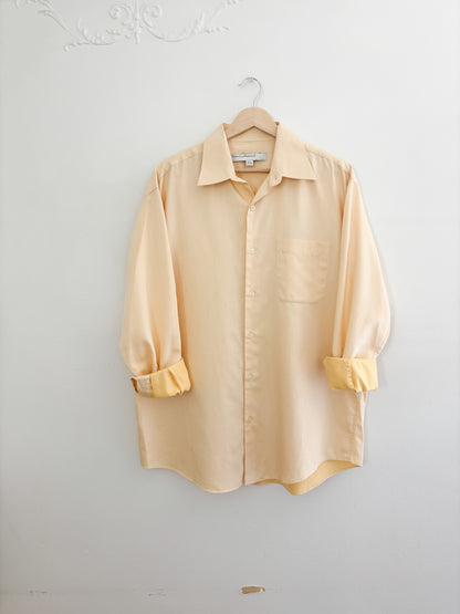 Vintage Yellow Button Down