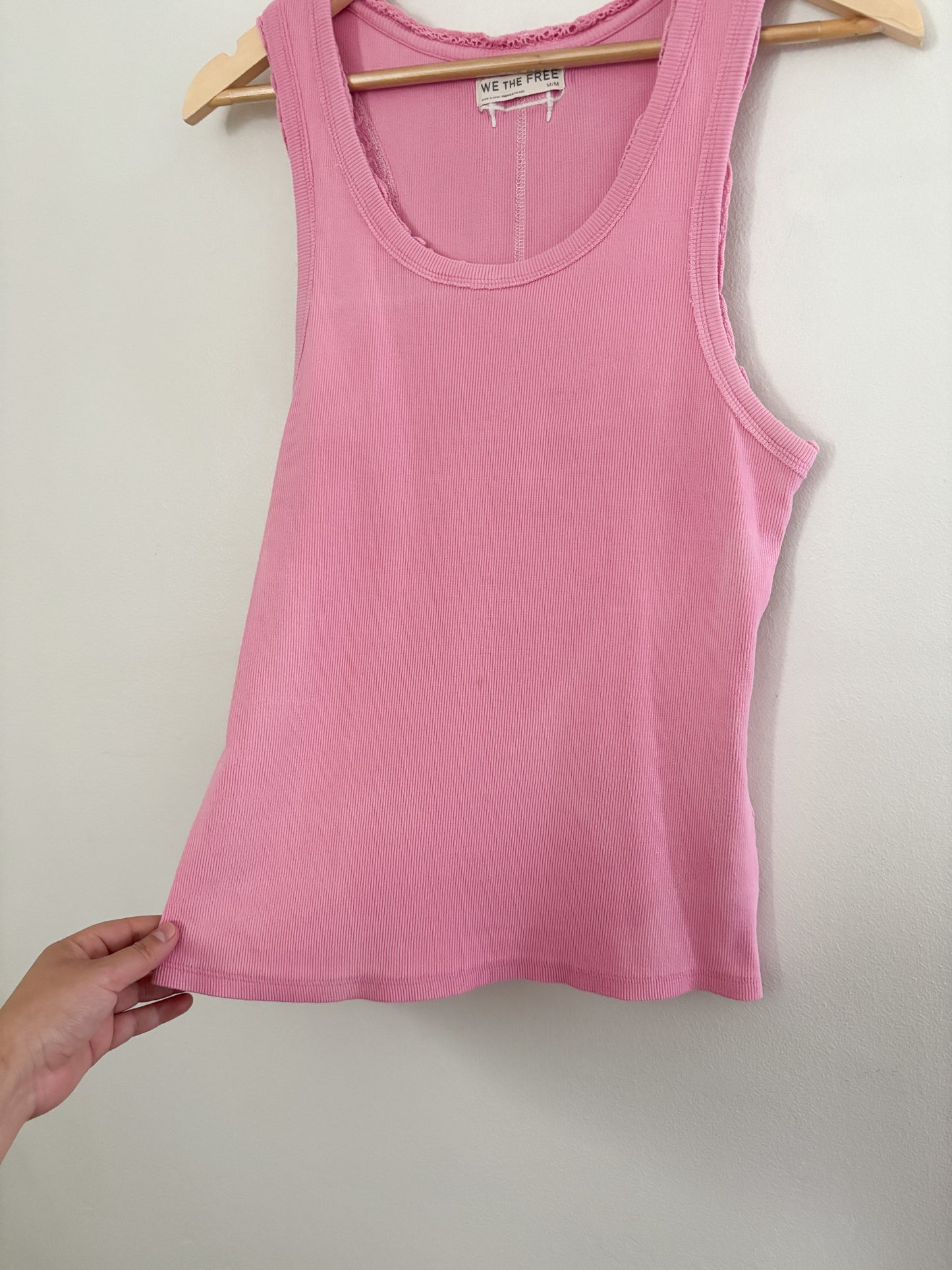 Free People Pink Tank Top (M)