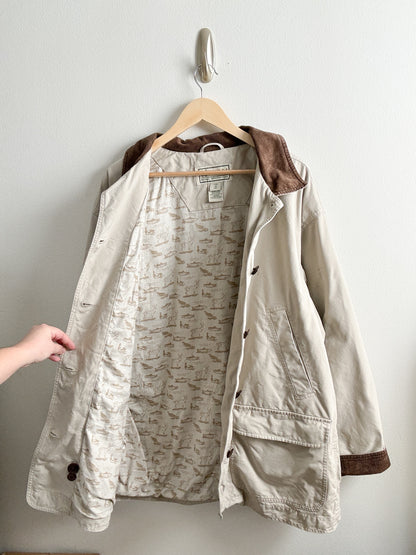 Vintage LL Bean Khaki Chore Coat (XL)
