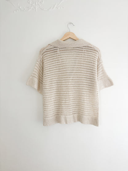 Max Studio Crochet Top