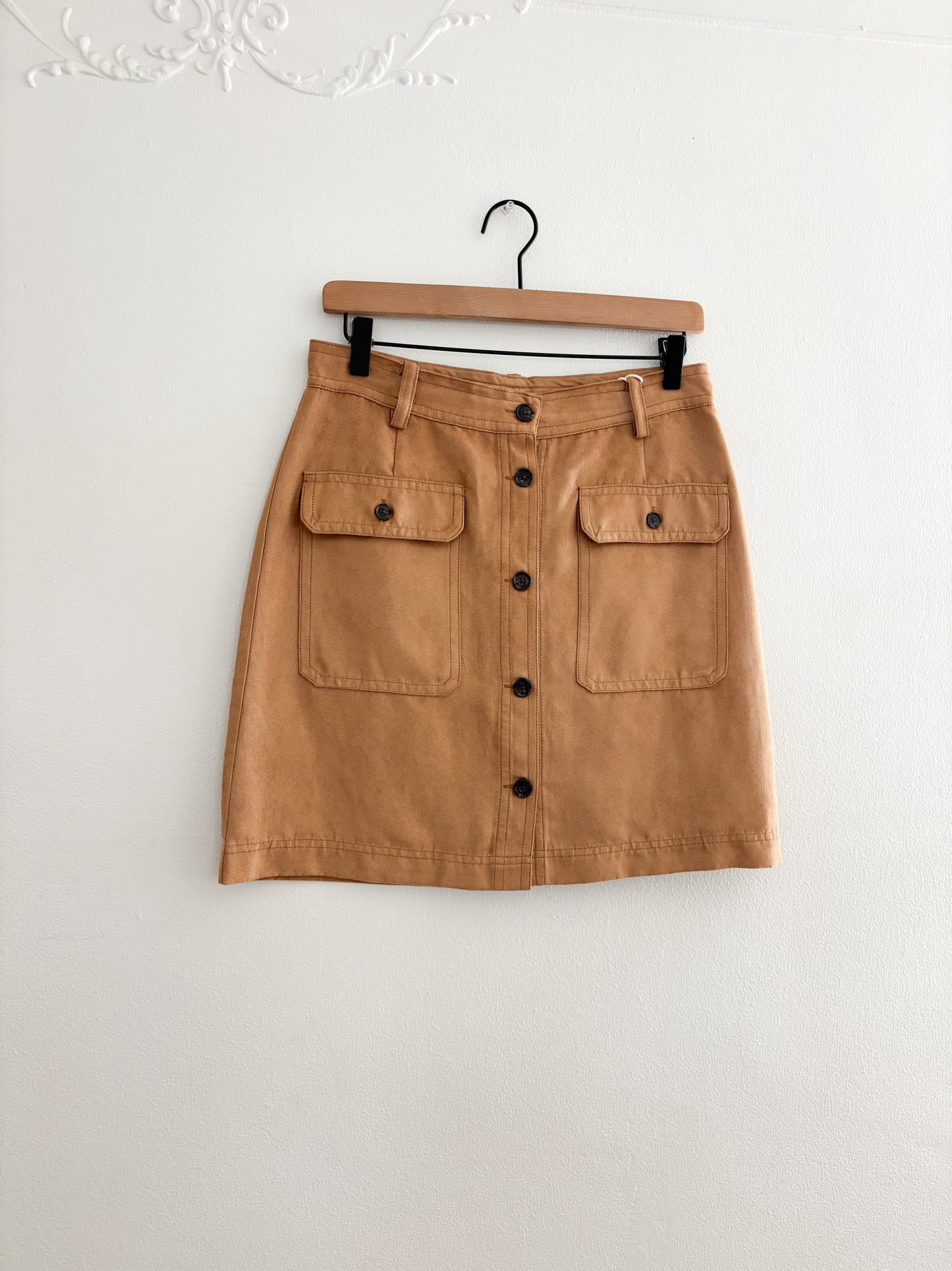 Banana Republic Faux Suede Skirt (28”)