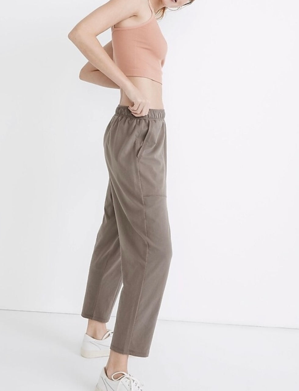Madewell Seamed Tapered Lounge Pants (XL)