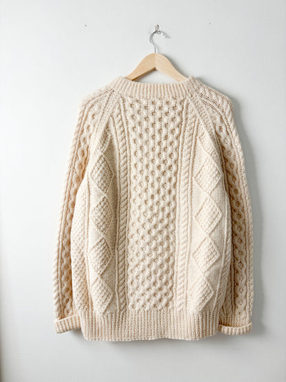 Vintage Hand Knit Cable knit sweater