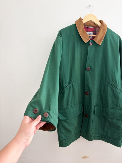 Vintage Green Chore Coat