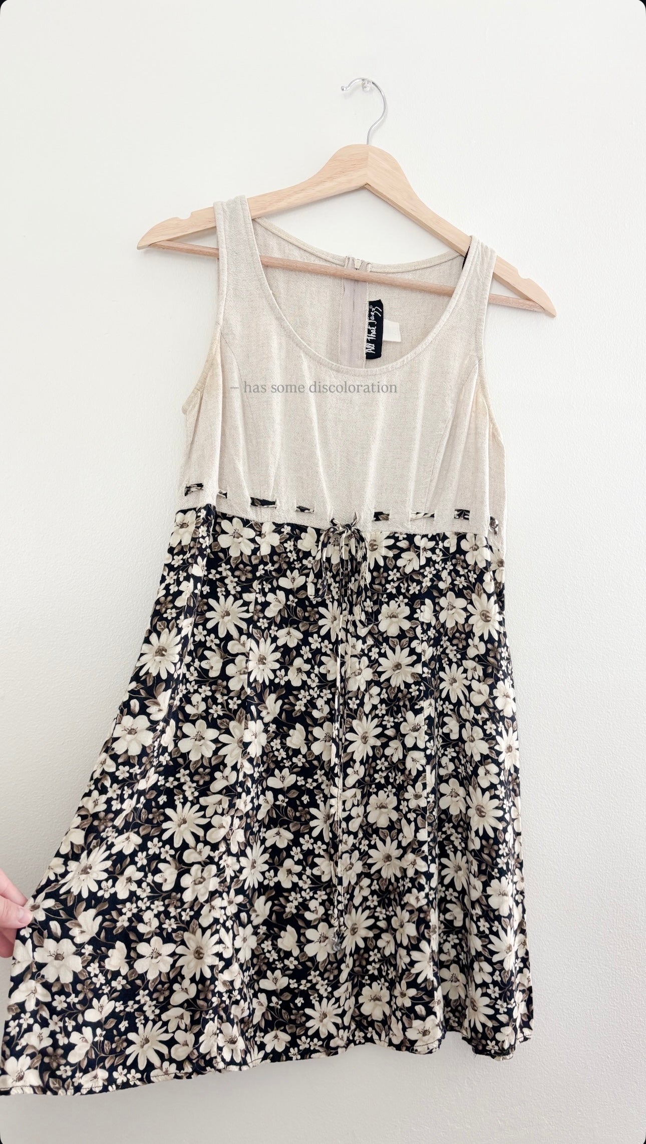 Vintage floral dress (XS/S)