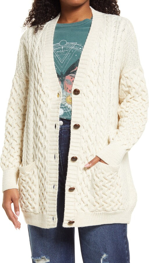 BDG Cableknit Cardigan