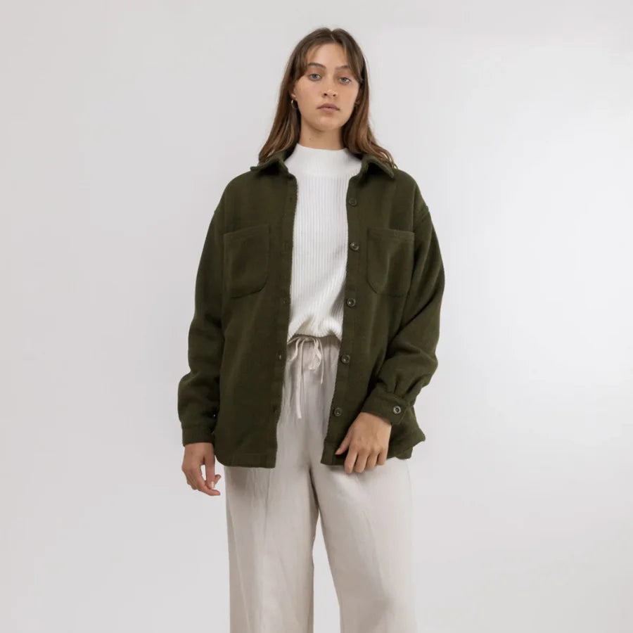 Rhythm Olive shacket