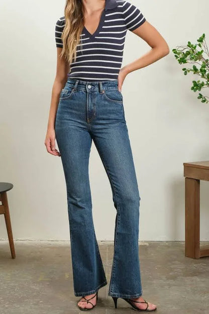 The Workshop Collared Ribbed Top (XL)