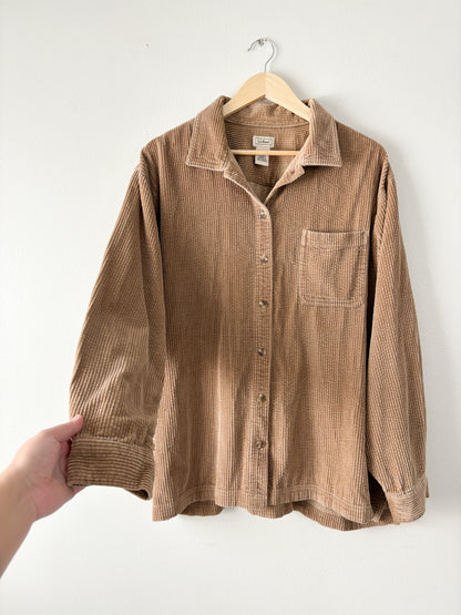 Vintage LL Bean Corduroy button up