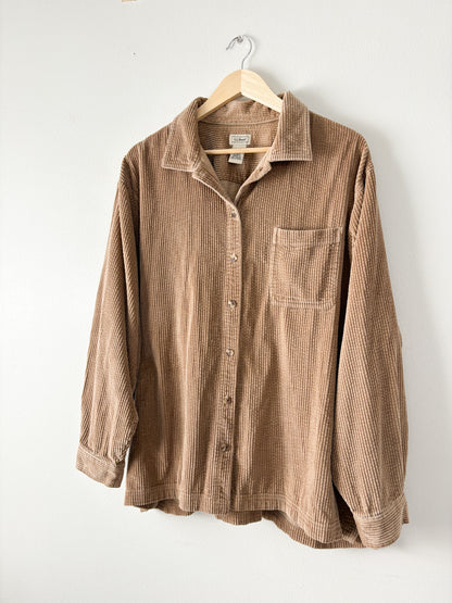 Vintage LL Bean Corduroy button up