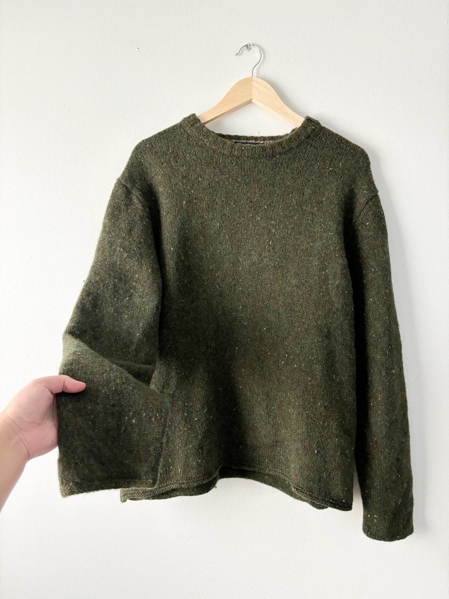 J Crew Green Knit