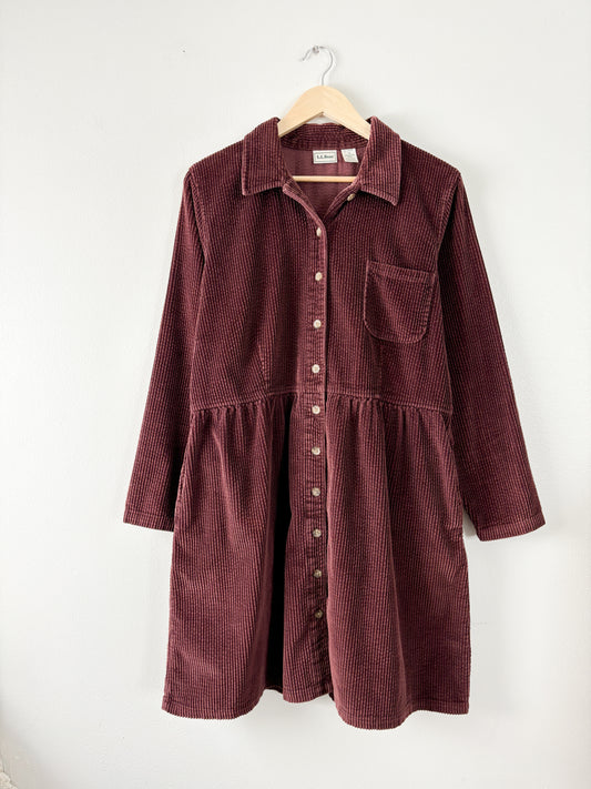 Vintage Corduroy LL Bean Dress