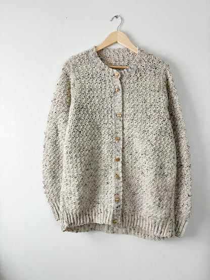 Handmade Speckled Knit Cardigan