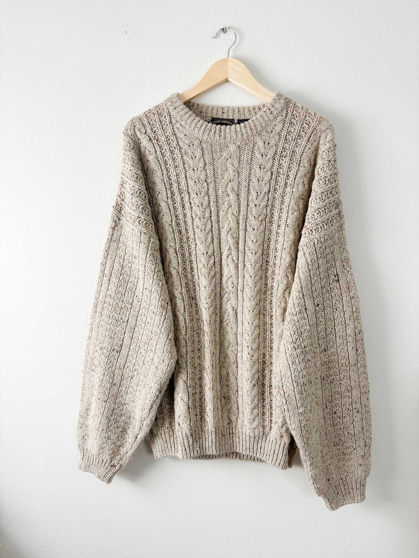 Vintage High Sierra Cableknit Sweater